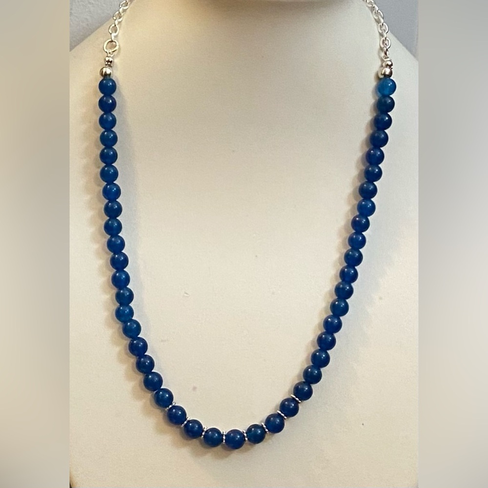 NEW Blue Jade necklace